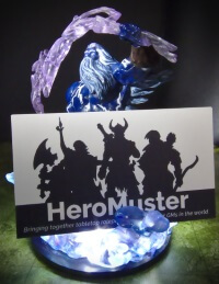 Zeus miniature with HeroMuster card